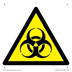 W009 Warning: Biological hazard